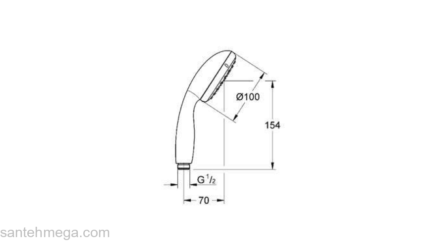 Ручной душ GROHE Tempesta New 27923000. Фото