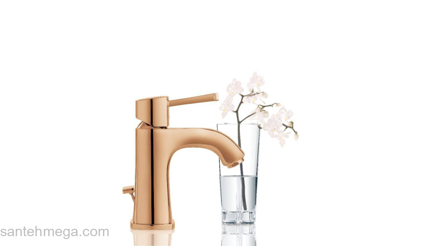 GROHE 23303DA0 Grandera Смеситель однорычажный для раковины со сливым гарнитуром. Фото