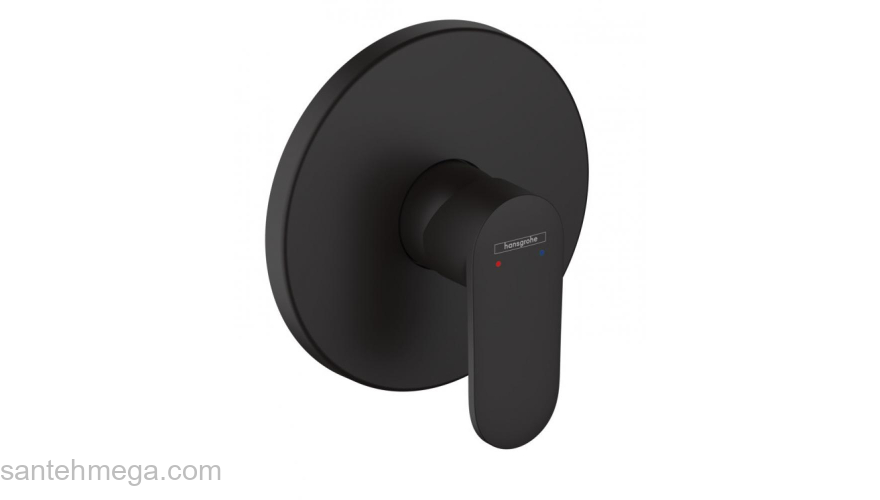 Смеситель для душа Vernis Blend Hansgrohe 71667670, матовый черный. Фото