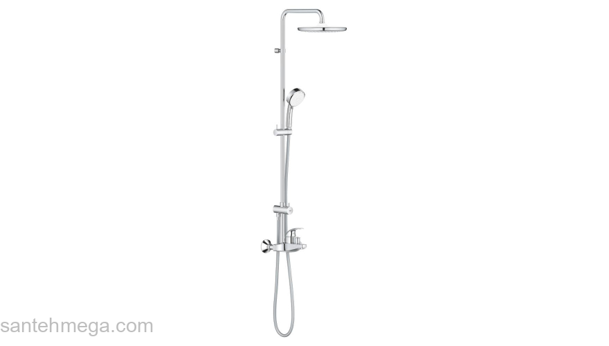 GROHE 26674000 Tempesta Cosmopolitan 250 Душевая система со смесителем для ванны, хром. Фото