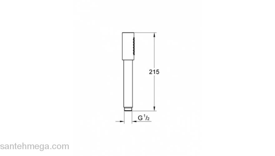 Ручной душ GROHE Sena 28034000. Фото
