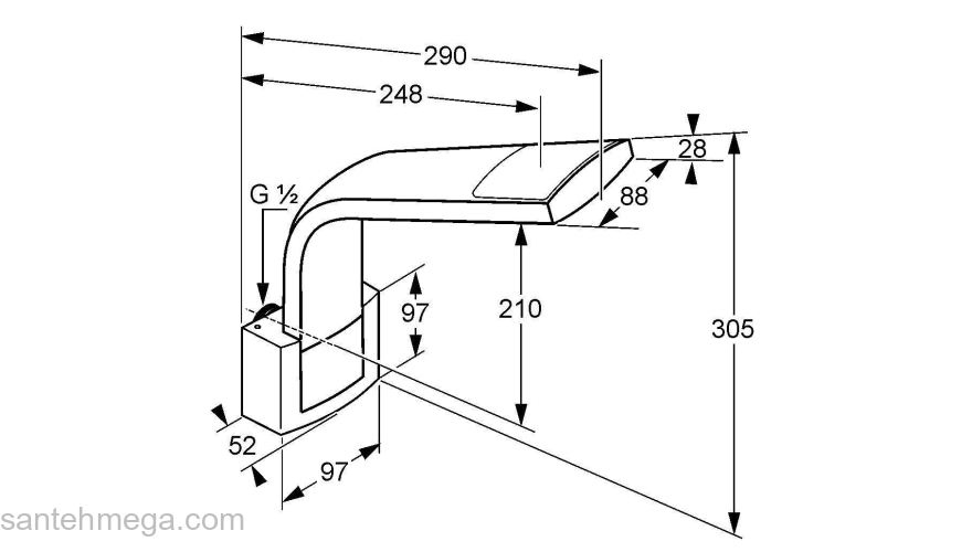 Душевой гарнитур KLUDI Joop 5577905-00. Фото