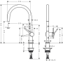 Смеситель для кухни Hansgrohe M54 Talis 220 72804000. Фото