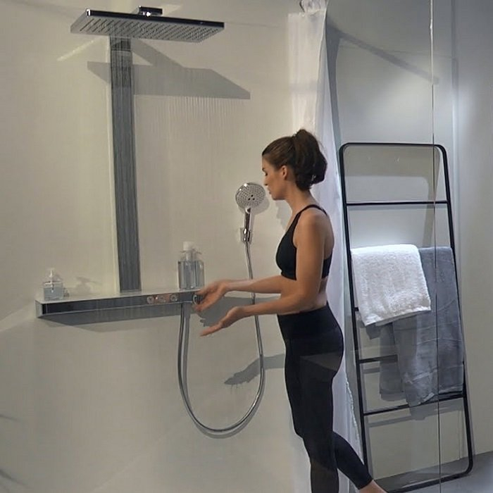 Душевая система Hansgrohe Rainmaker Select 460 3jet Showerpipe 27106400. Фото