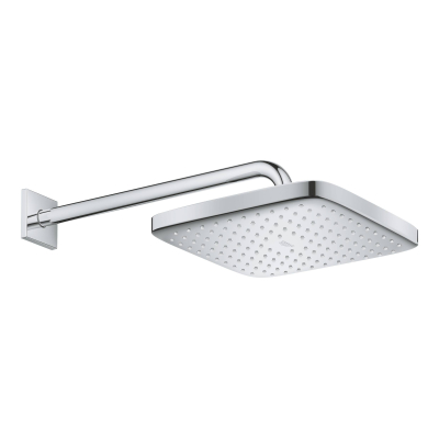 GROHE 26682000 Tempesta 250 Cube верхний душ с кронштейном к стене, хром. Фото