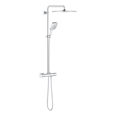 GROHE 26649000 Rainshower SmartActive 310 Mono Cube Душевая система, квадратный, 1 режим струи, с термостатом, хром. Фото