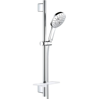 GROHE 26575000 Rainshower SmartActive 130 Душевой гарнитур III, душевая штанга 600 мм, шланг 1750 мм, 9,5 л/мин, хром. Фото