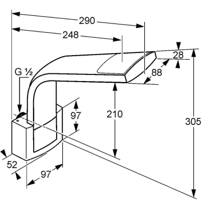 Душевой гарнитур KLUDI Joop 5577905-00. Фото