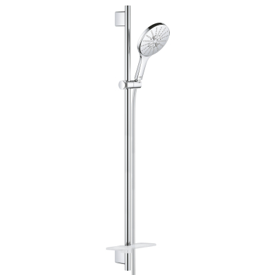 GROHE 26593000 Rainshower SmartActive 150 Душевой гарнитур III, душевая штанга 900 мм, шланг 1750 мм, полочка, хром. Фото