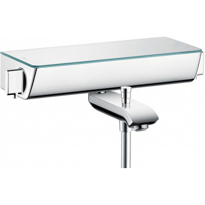 Душевая стойка Hansgrohe Raindance Select Showerpipe хром/белая полочка 360 27113400. Фото