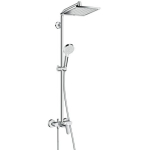 Душевая система Hansgrohe Crometta E 240 1jet Showerpipe 27284000 Душевая система Hansgrohe Crometta E 240 1jet Showerpipe 27284000. Фото