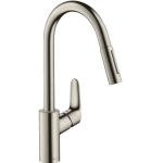 Смеситель для кухни Hansgrohe Focus под сталь 31815800 Смеситель для кухни Hansgrohe Focus под сталь 31815800. Фото