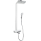 Душевая стойка Hansgrohe Raindance Select Showerpipe хром/белая полочка 360 27113400. Фото